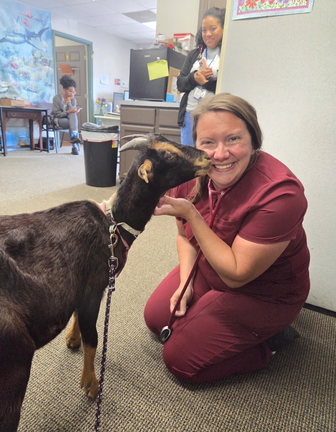 An Animal Gram goat visit
